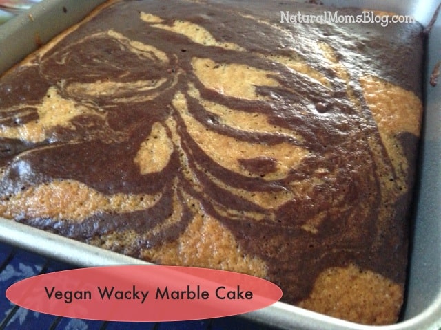 vegan marble wacky cake recipe