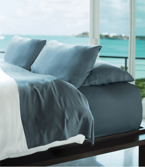 Cariloha Resort Bamboo Bed Sheets - Blue Lagoon