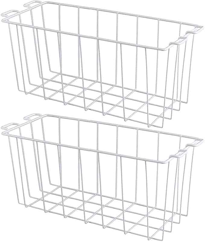 how do i organize my freezer like a pro-wire baskets