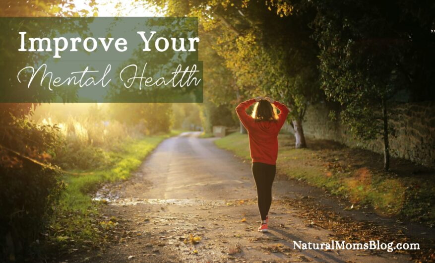 Regular physical activity, like walking, can improve mental health.